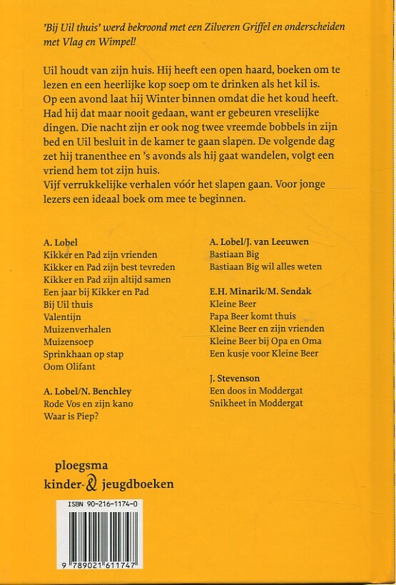 Bij Uil thuis / Blokboekjes achterkant