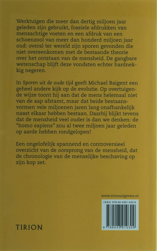 Sporen uit de oude tijd achterkant