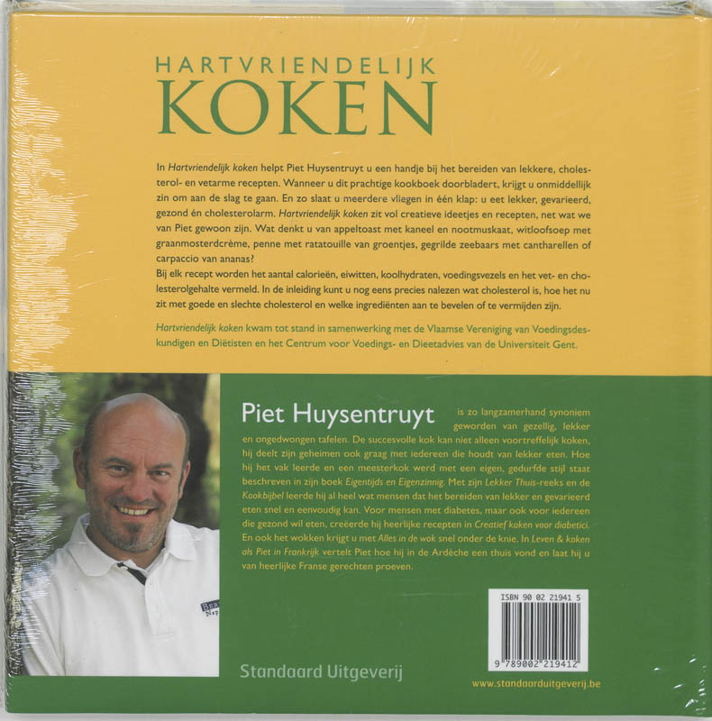 Hartvriendelijk koken Hartvriendelijk koken achterkant