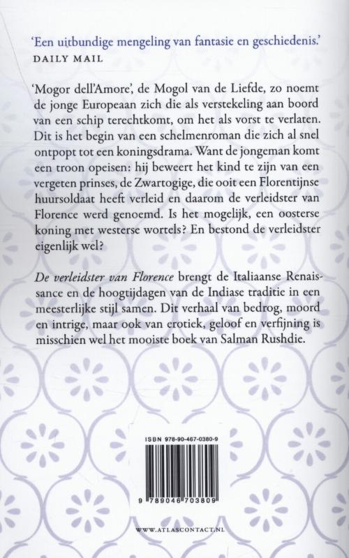 De verleidster van Florence achterkant