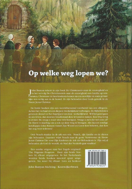 De Christenreis en de Christinnereis naar de eeuwigheid achterkant