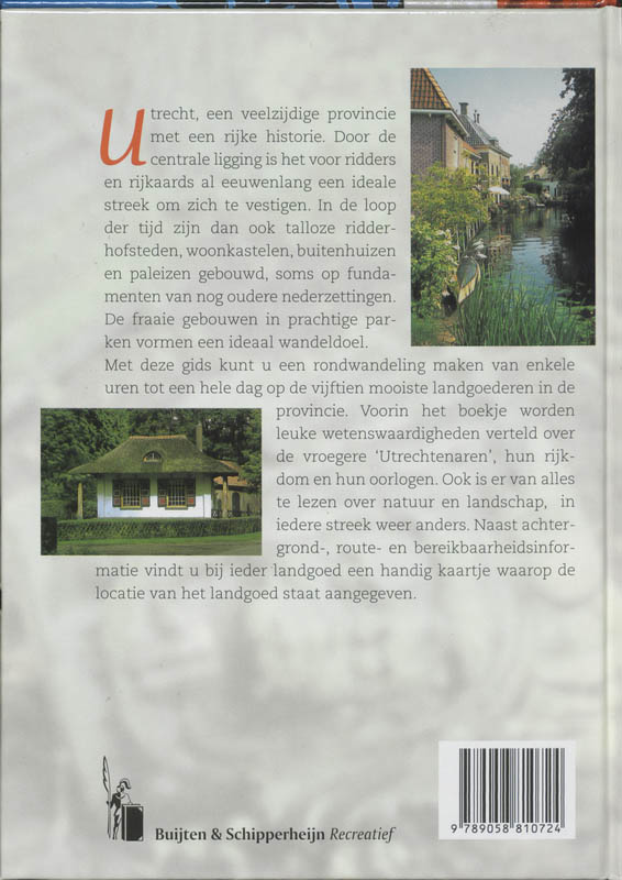Wandelen in Utrechtse landgoederen achterkant