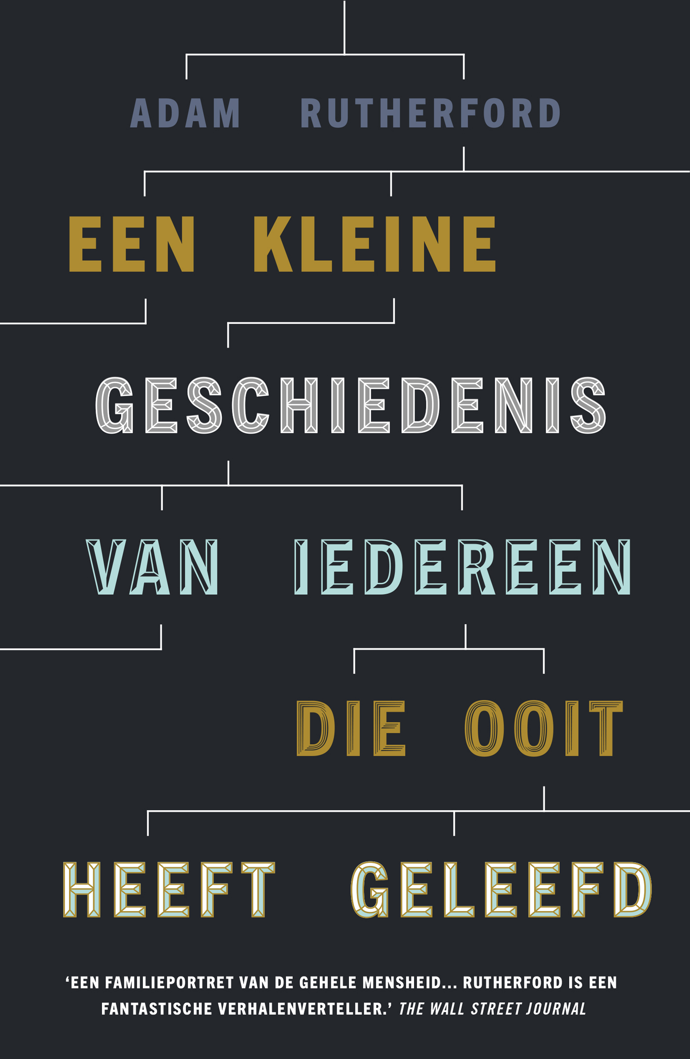 Adam Rutherford Een Kleine Geschiedenis Van Iedereen Die Ooit Heeft Geleefd