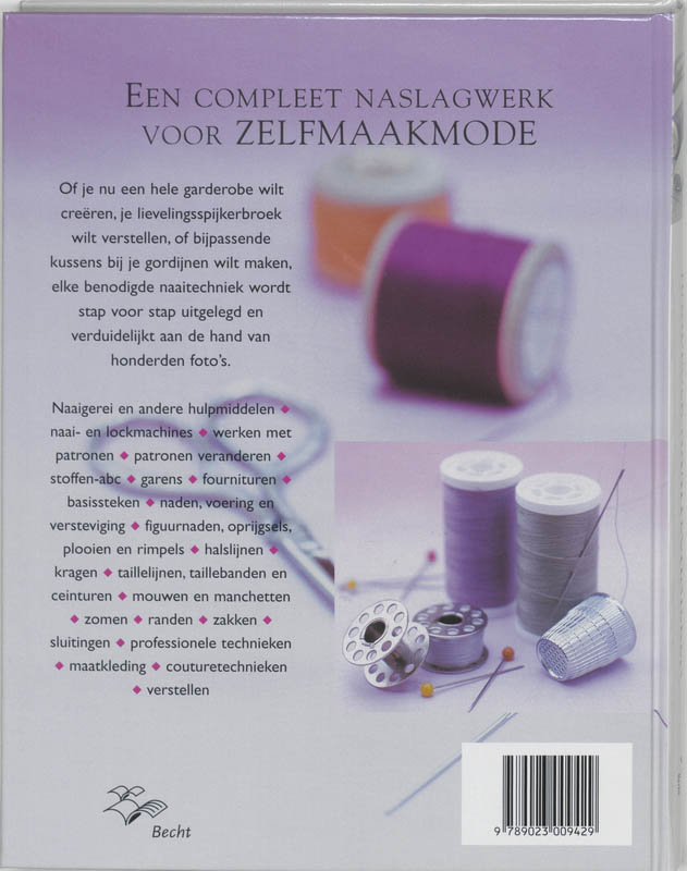 Handboek naaitechnieken Handboek naaitechnieken achterkant
