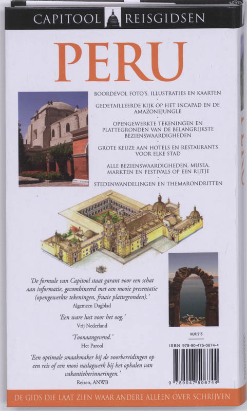 Capitool reisgidsen Peru / Capitool reisgidsen Capitool reisgidsen Peru / Capitool reisgidsen achterkant