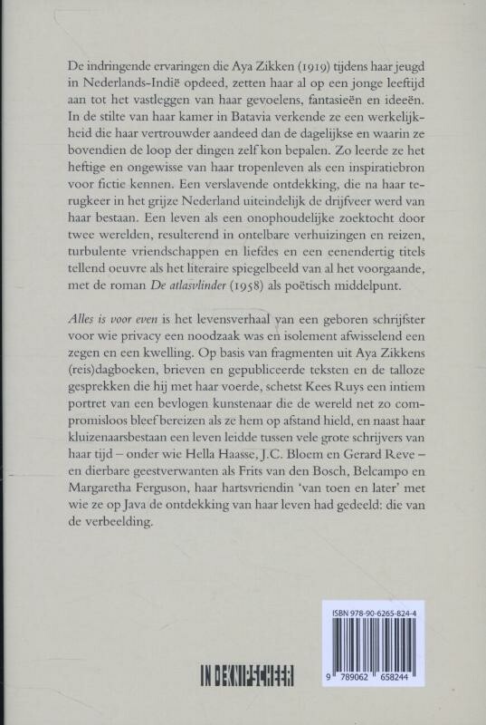 Alles is voor even achterkant