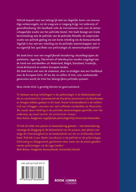 Politiek / Studieboeken bestuur en beleid Politiek / Studieboeken bestuur en beleid achterkant