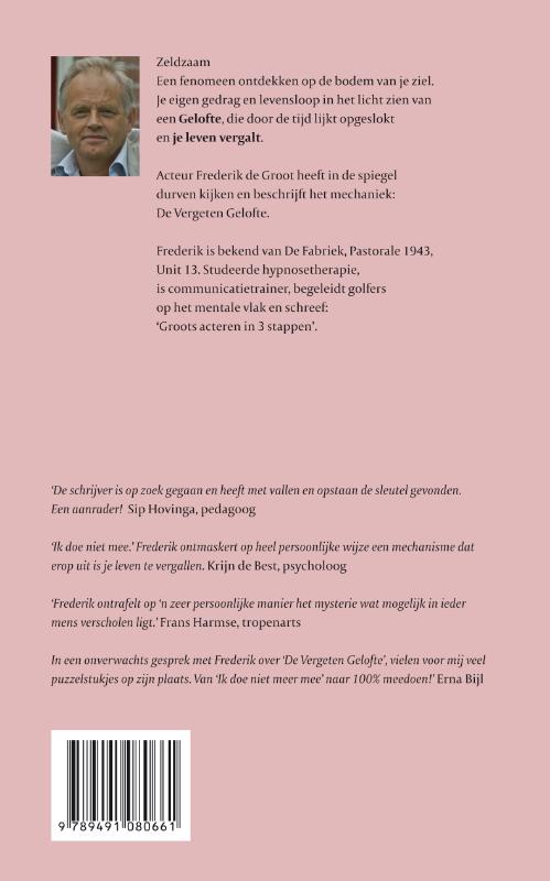 De Vergeten Gelofte achterkant