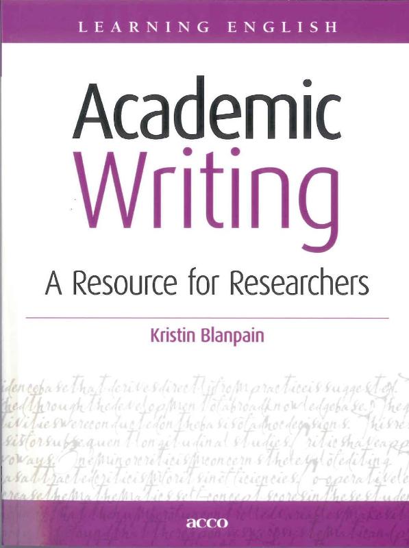 Academic writing / Learning English