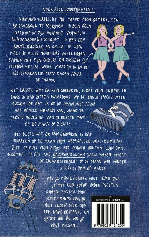 Vakantie op de maan / Reisdagboek van Travis Montgomery / 2 achterkant