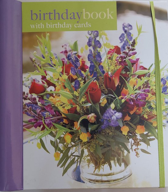 Birthday book with birthday Cards