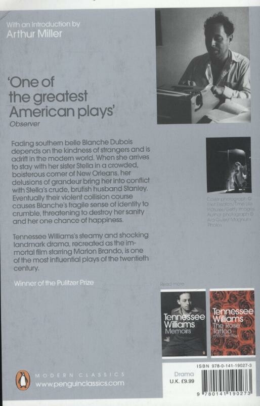 A streetcar named Desire / Penguin modern classics achterkant