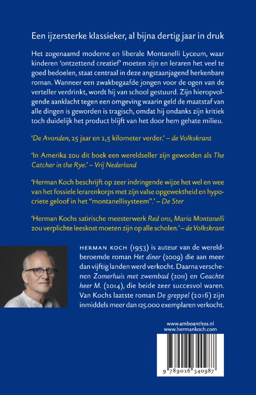 Red ons, Maria Montanelli Red ons, Maria Montanelli achterkant