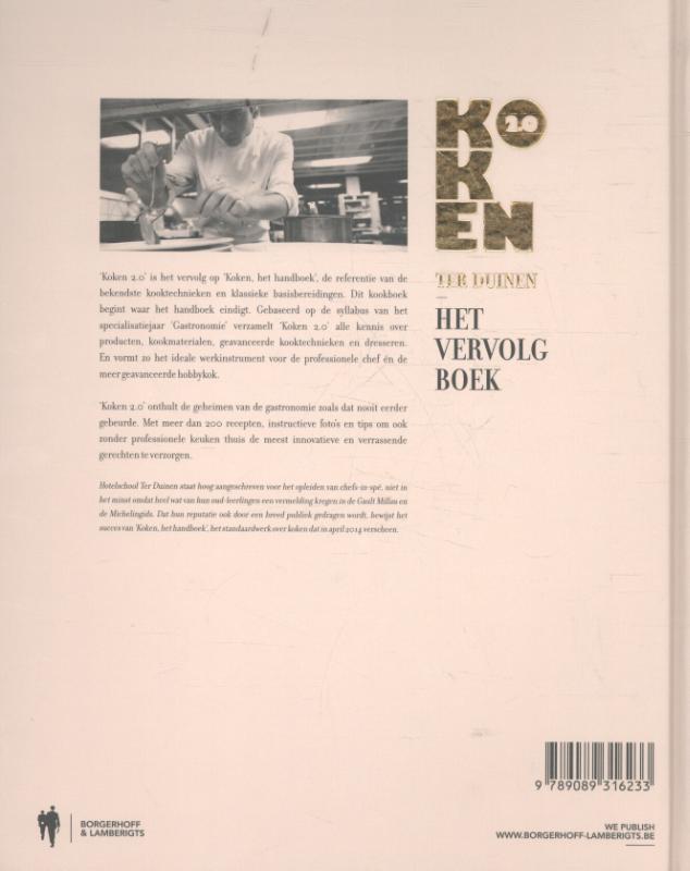 Koken 2.0 het vervolgboek achterkant