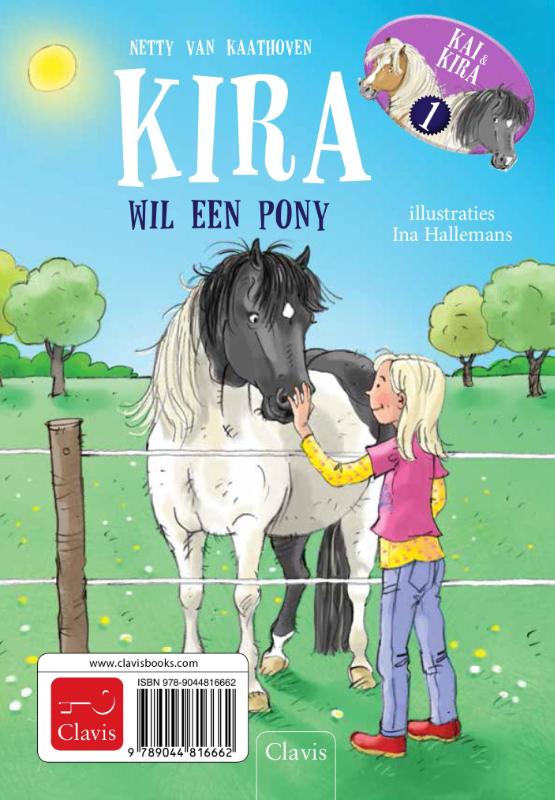 Kai wil een pony / Kira wil een pony / Kai en Kira / 1 achterkant