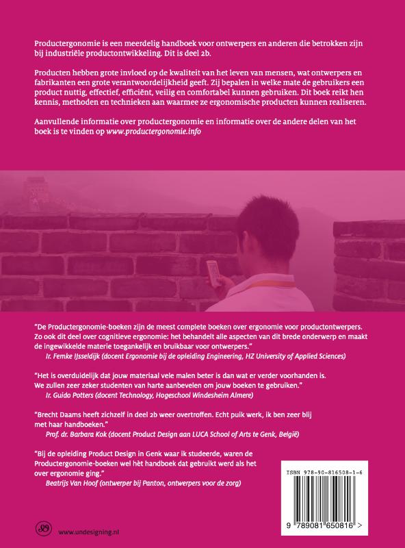 Productergonomie / 2b, Cognitieve ergonomie en intelligente producten / Undesigning Professioneel / 3 achterkant