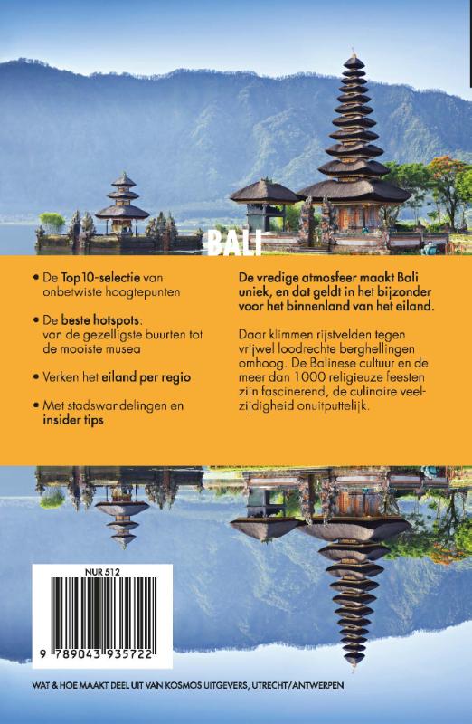 Bali / Wat & Hoe reisgids achterkant
