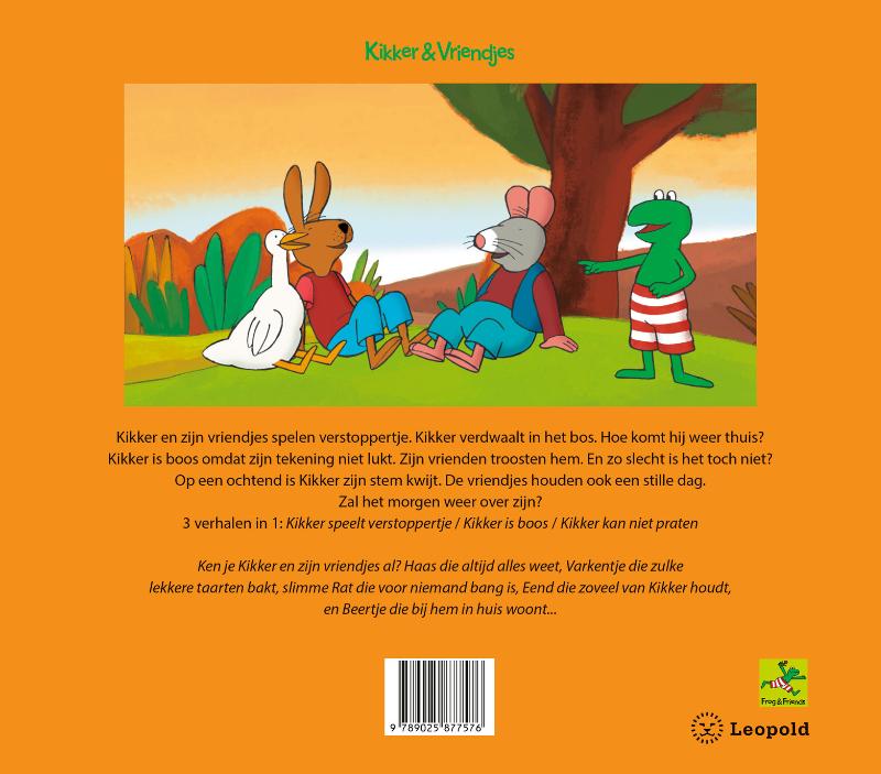 Kikkers dikke vriendjesboek / Kikker achterkant