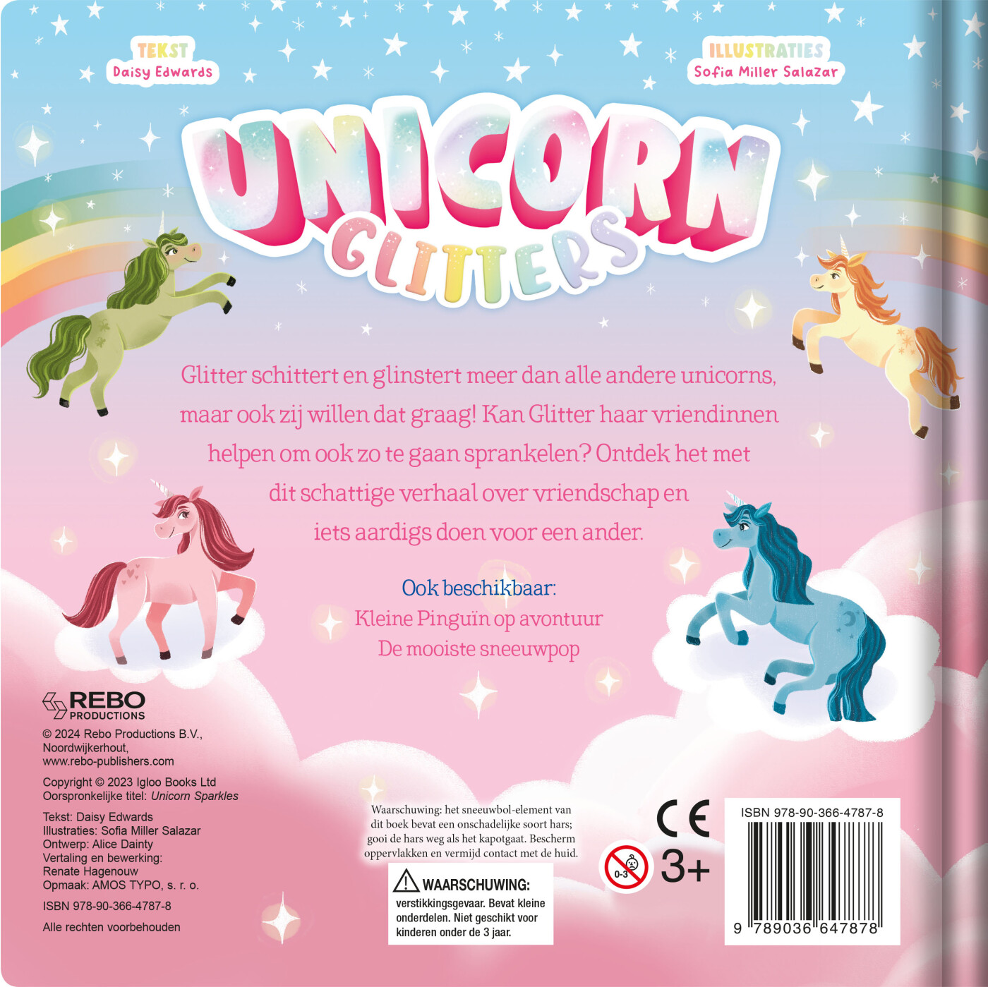 Unicornglitters achterkant
