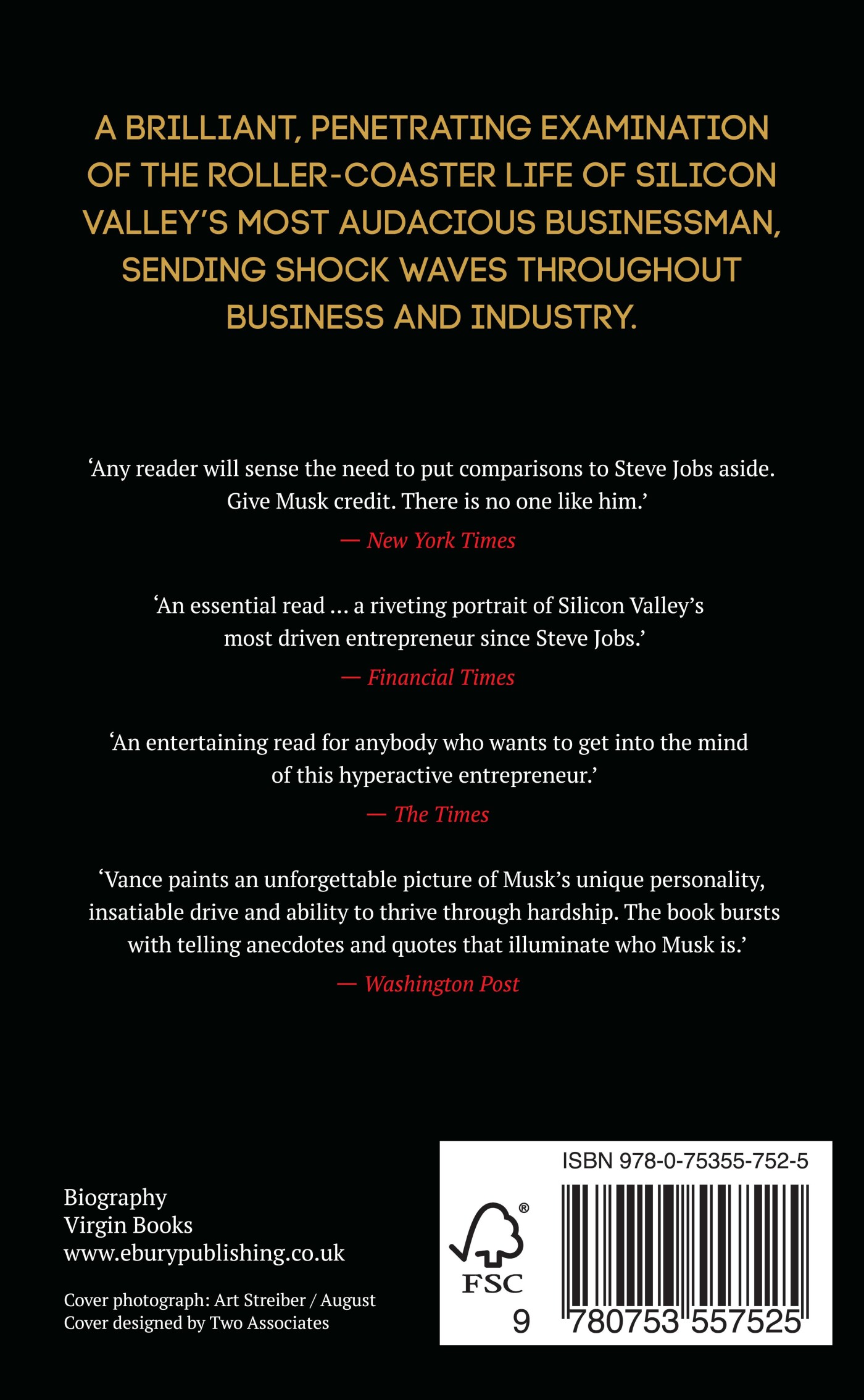 Elon Musk achterkant