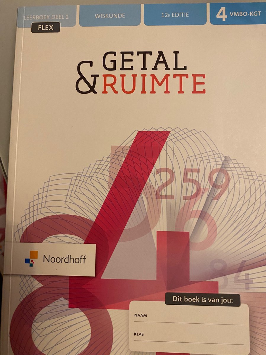 Getal & Ruimte 12e ed vmbo-kgt 4 1 FLEX leerboek