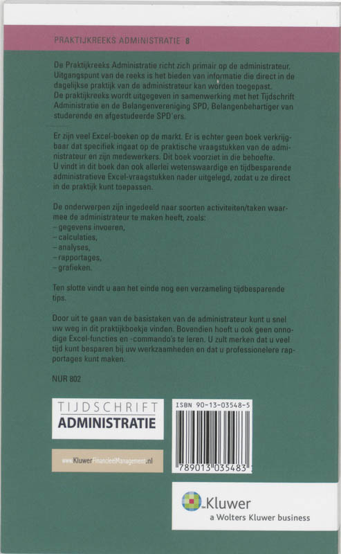 Effectiever werken met Excel achterkant