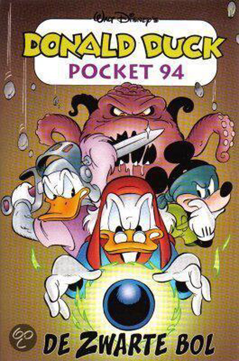 Donald Duck pocket 094 de zwarte bol