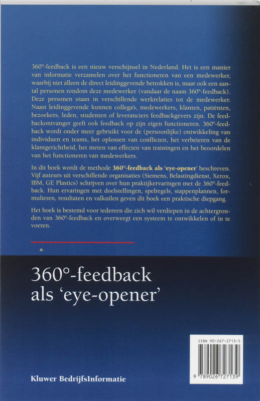 360 graden feedback als 'eye-opener' achterkant