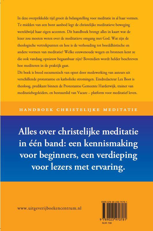 Handboek Christelijke meditatie achterkant