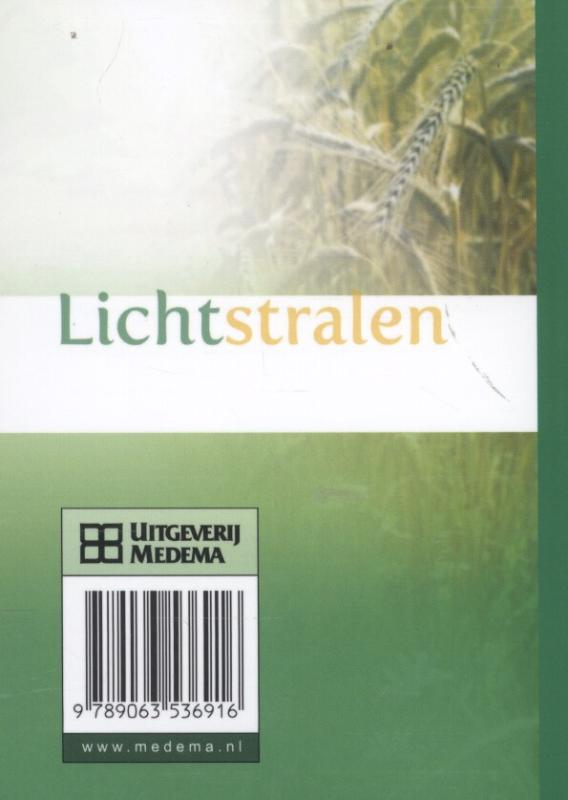 Lichtstralen uit het woord 2015 achterkant