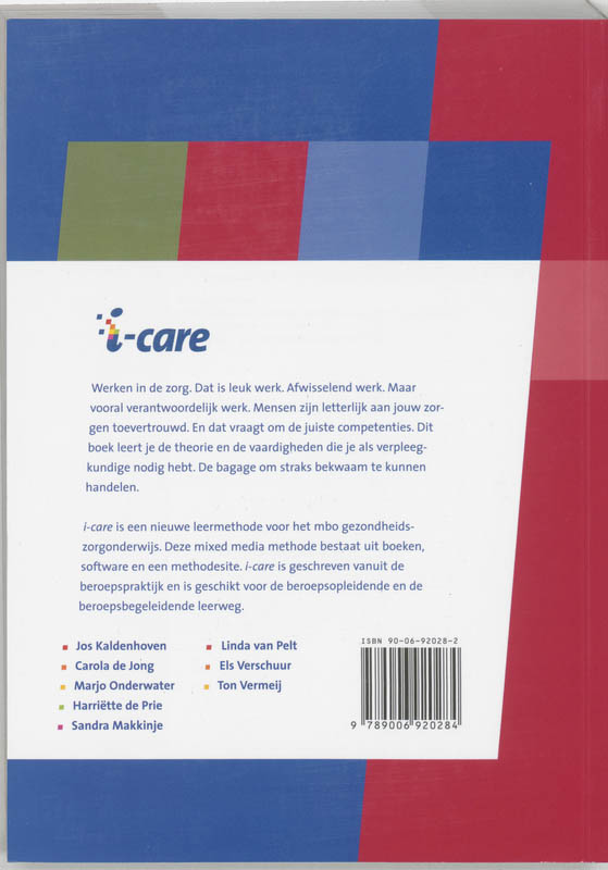 I-Care / 402 Verpleegtechnische Handelingen achterkant