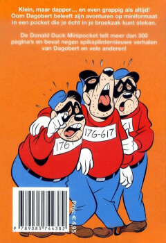 Donald Duck mini pocket 7 / Donald Duck mini pocket / 7 achterkant