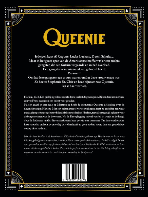 Queenie achterkant