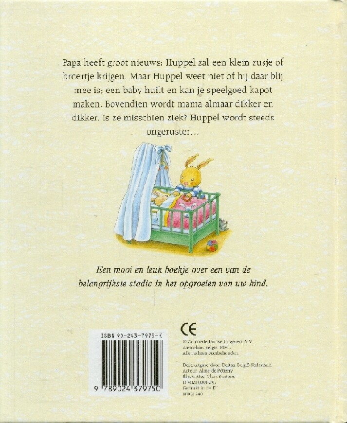 Kleine Huppel krijgt een zusje / Kleine Huppel achterkant