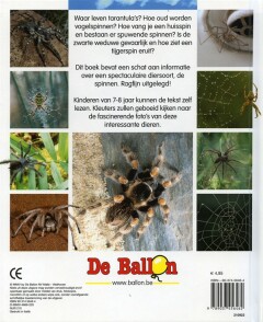 Spectaculaire spinnen / Wolkjesreeks / 13 achterkant