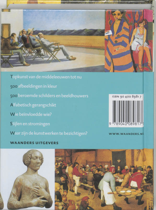 Kunstboek achterkant