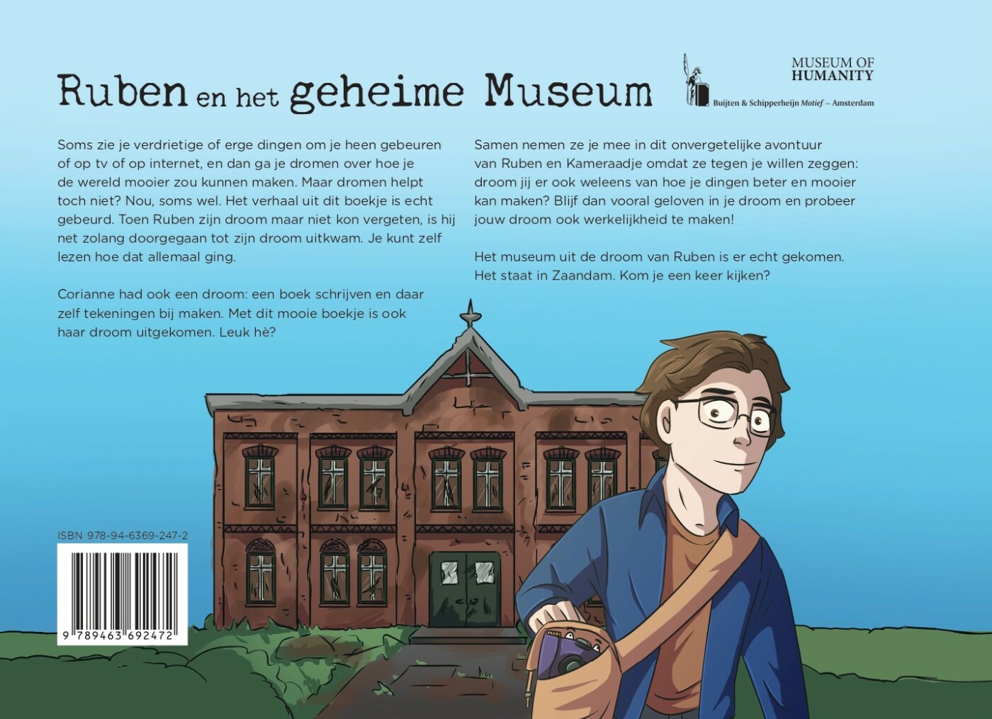 Ruben en Het geheime Museum achterkant