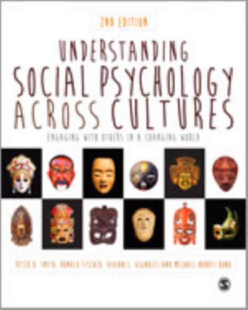 Understanding Social Psychology Across Cultures: Engaging with Others in a Changing World