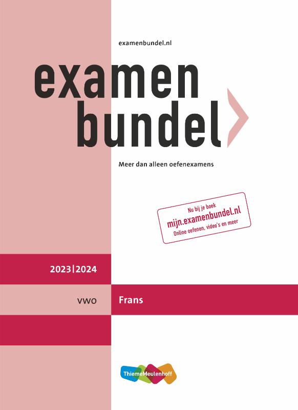 Examenbundel / vwo Frans 2023/2024