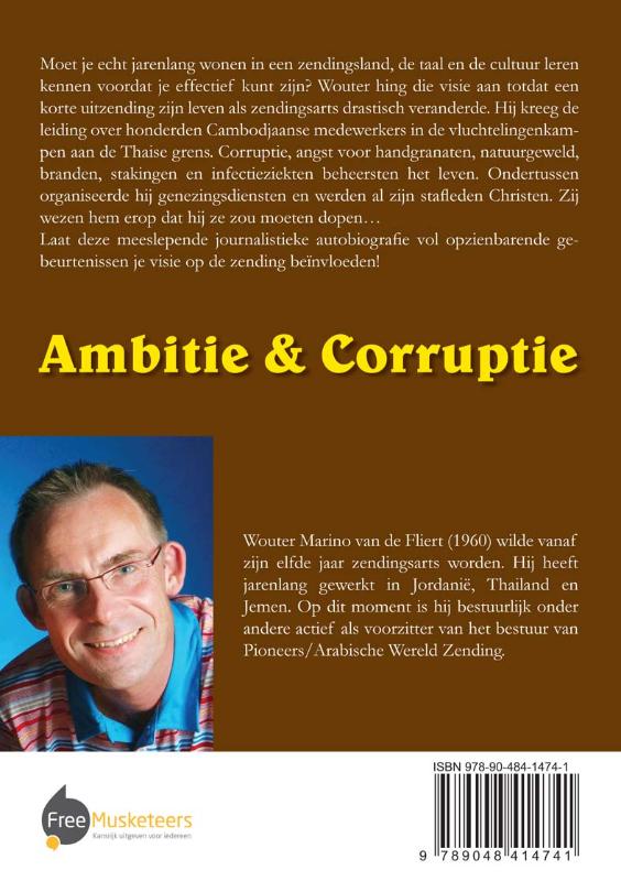Ambitie & Corruptie achterkant