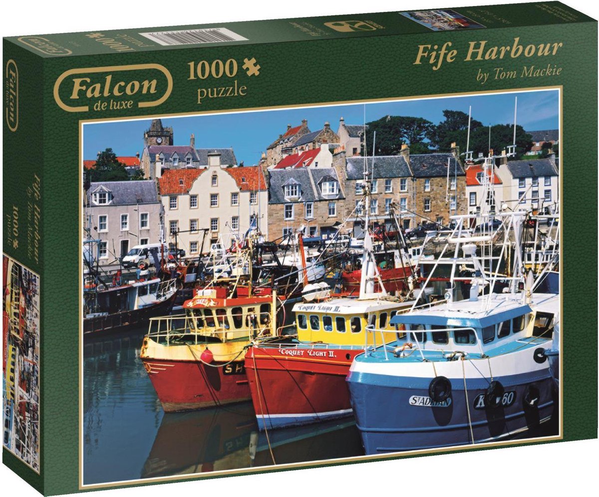 Falcon puzzel Fife Harbour - Legpuzzel - 1000 stukjes
