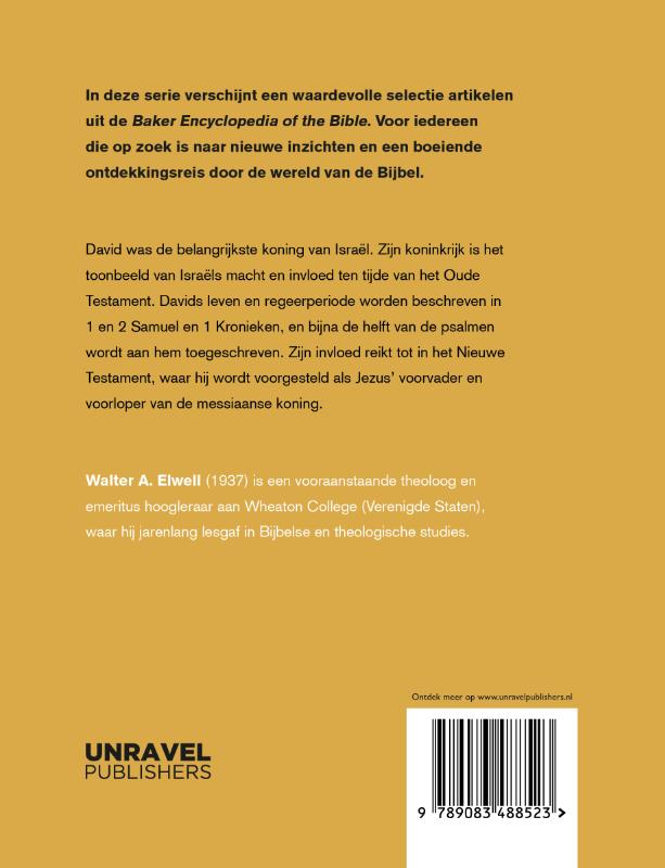 Koning David / Bijbelse encyclopedie pocket / 4 achterkant