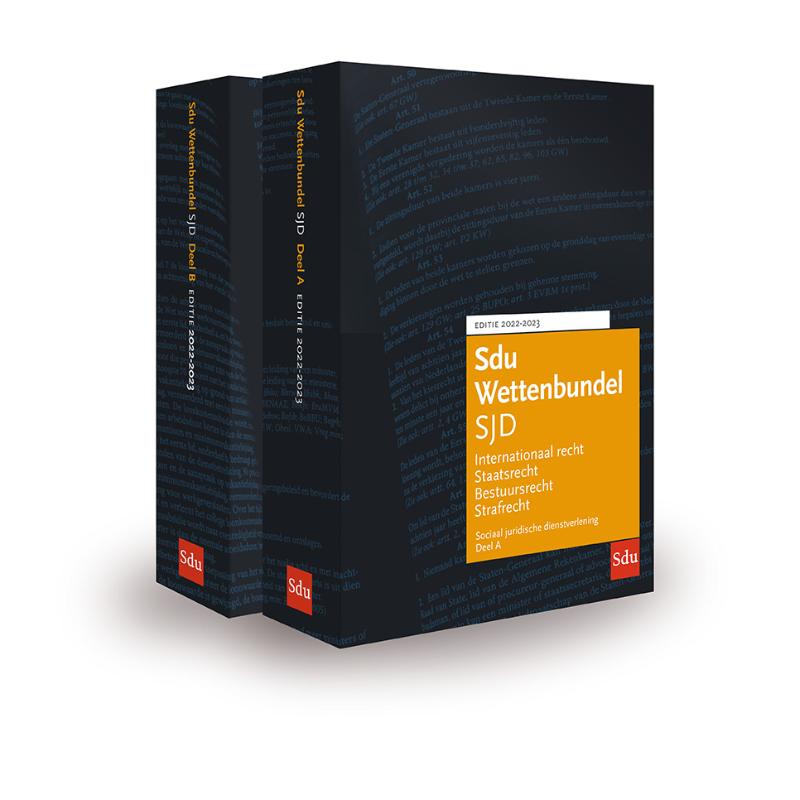 I. Brandwacht-Kampman Sdu Wettenbundel Sociaal Juridische Dienstverlening 2022-2023 (set 2 Delen) / Educatieve Wettenverzameling