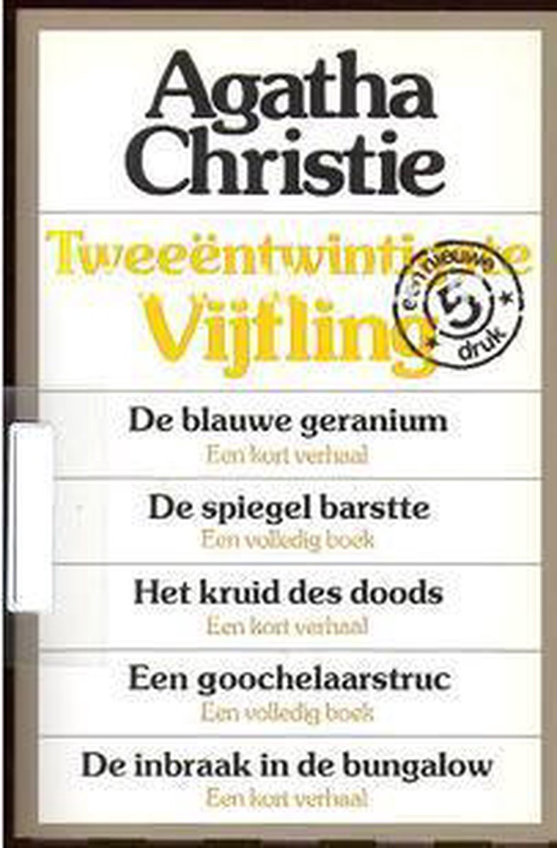 boekenbalie_9789021827810_cover Agatha Christie Vijfling - Volume 12 / Agatha Christie Vijfling / 12
