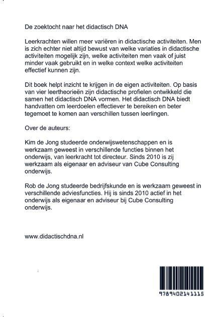 De zoektocht naar het didactisch DNA achterkant