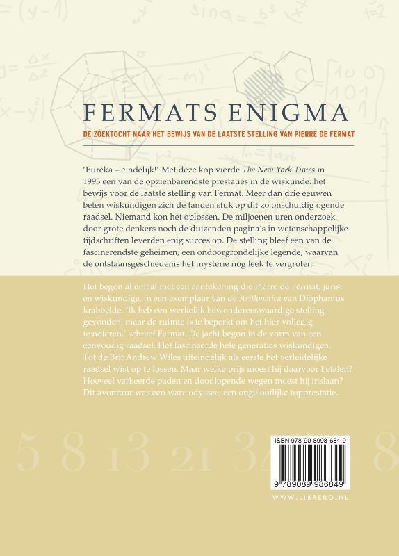 Fermats enigma achterkant