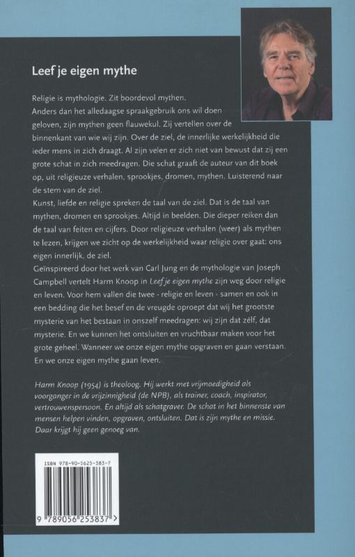 Leef je eigen mythe Leef je eigen mythe achterkant