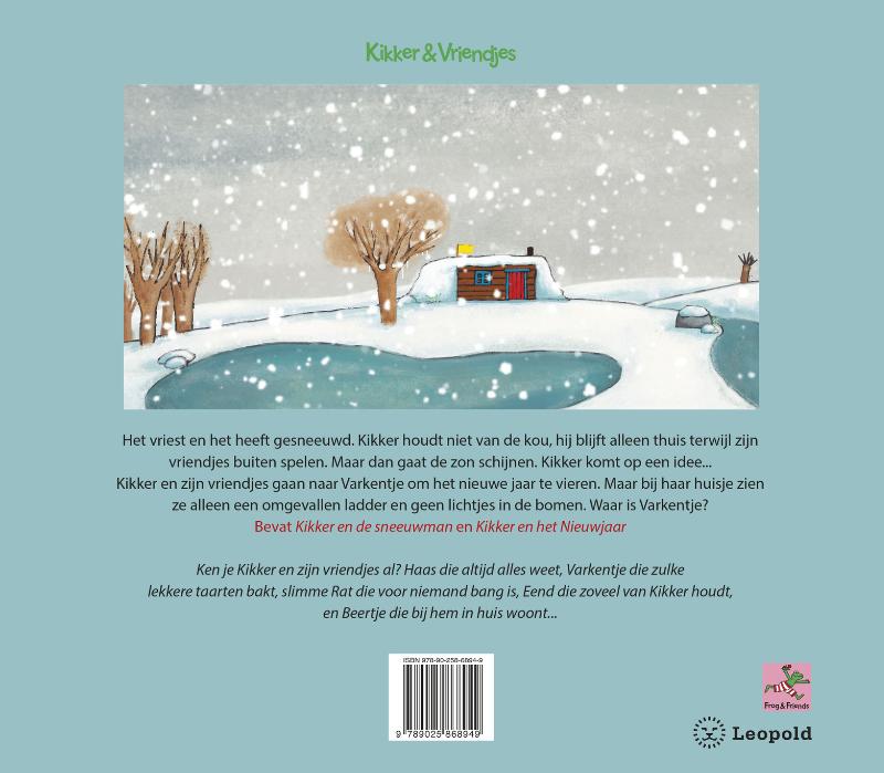 Kikkers warme winterboek / Kikker & Vriendjes achterkant