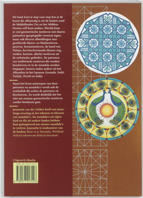 Werkboek Orientaalse mandala's achterkant