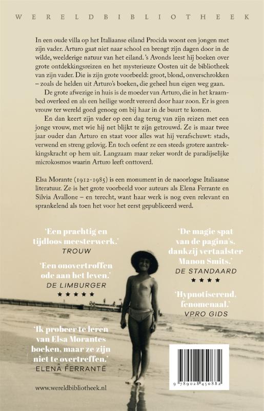 Het eiland van Arturo Het eiland van Arturo achterkant